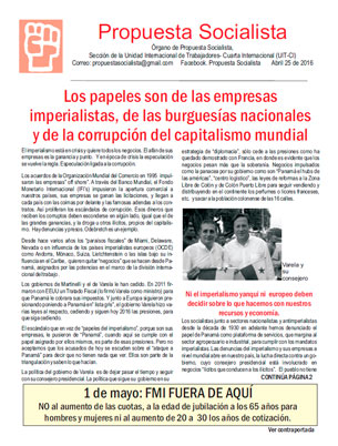 Periódico Propuesta Socialista - Abril 2016