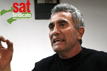 Exigimos la inmediata puesta en libertad de Diego Cañamero y el cese de la campaña de represión contra el Sindicato Andaluz de Trabajadores/as