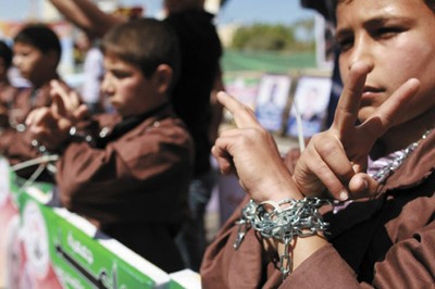 Niños palestinos presos en Israel