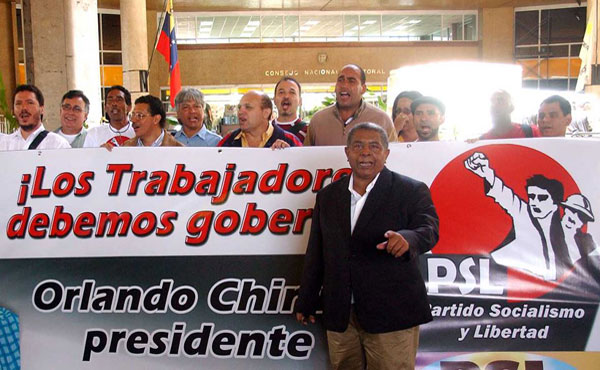 Orlando Chirino: Los trabajadores debemos gobernar!!