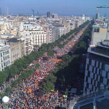 11 de septiembre en Catalunya, la Diada, día en que conmemoran la pérdida de la independencia.