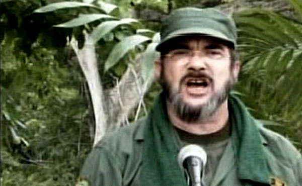 El máximo jefe de las FARC, Rodrigo Londoño Echeverri, alias 'Timochenko”