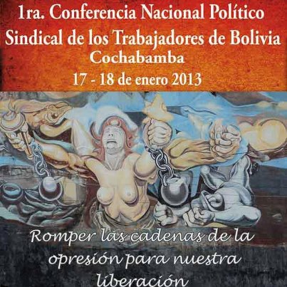 Bolivia Conferencia Politico Sindical