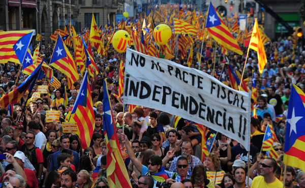 Estado español: referéndum por la independencia de Cataluña ¡Votar ruptura con  el Estado Monárquico!