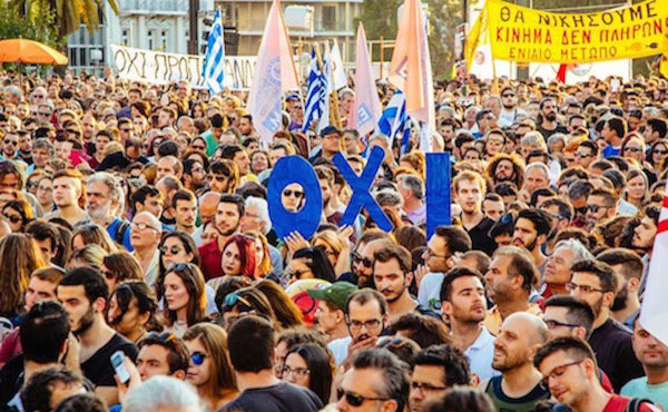 El triunfo del NO en el referendo griego por casi el 62% al 38% del SI, fue contundente, una gran victoria de los trabajadores y el pueblo griego.