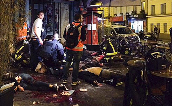 Dans la nuit du 14 novembre, Paris, la capitale française, a connue une série d'attentats. Le nombre des victimes s'élève à environ 129.