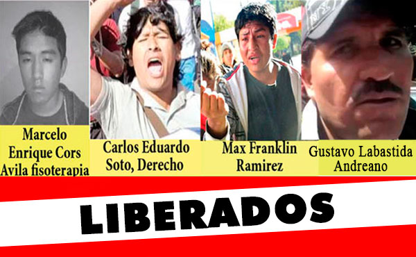 Liberan dirigentes estudiantiles y sindicales en Bolivia y México