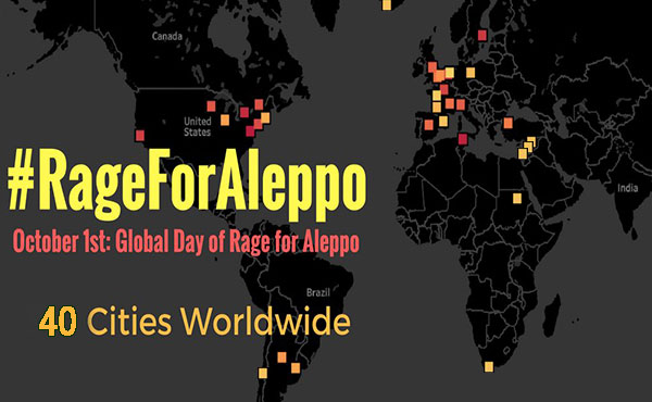 40 cities around the world joined the world rage against this genocide.
