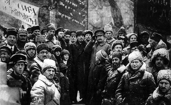 Lenin y Trotsky encabezaron la revolución de Octubre