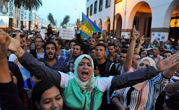 protestas en Marruecos