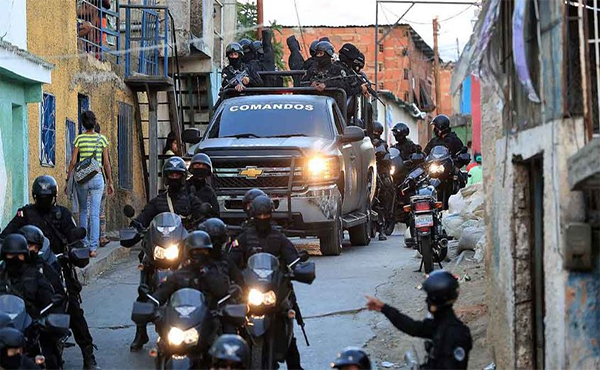 Servicio Bolivariano de Inteligencia Nacional, la policía política venezolana