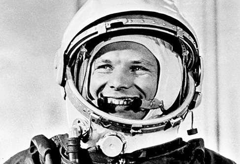 Yuri Gagarin, primer hombre en el espacio
