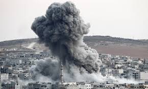 Bombardeo imperialista en Siria
