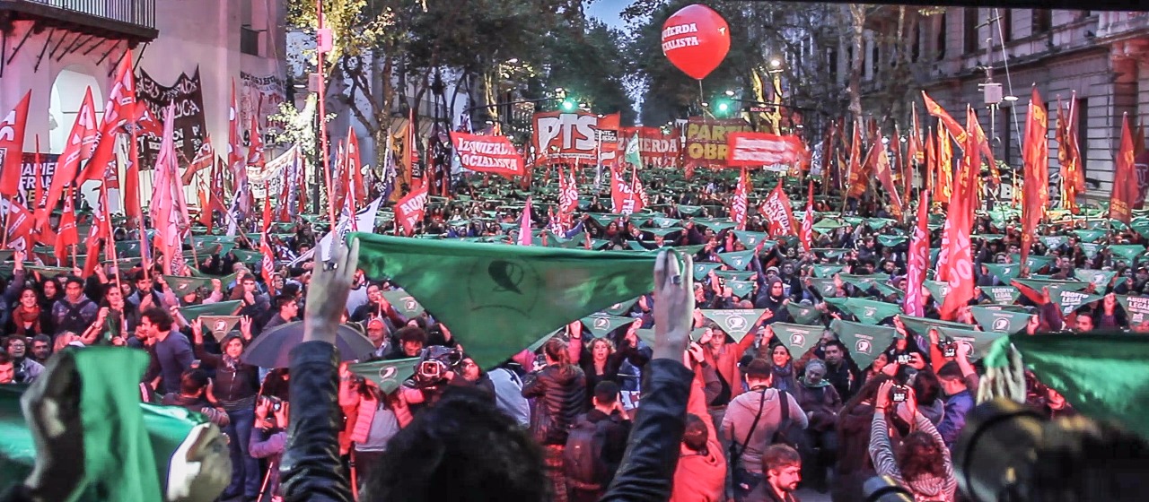 Acto del Frente de Izquierda y los trabajadores, Argentina