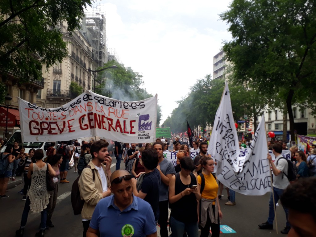 Francia por la huelga general 2