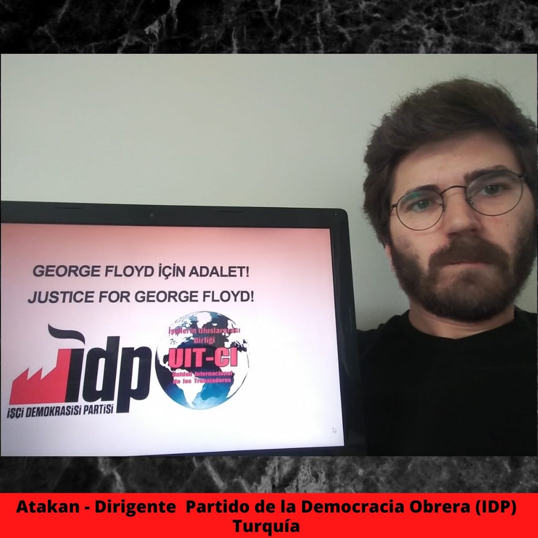 atakan - dirigente  partido de la democracia obrera idp turqua