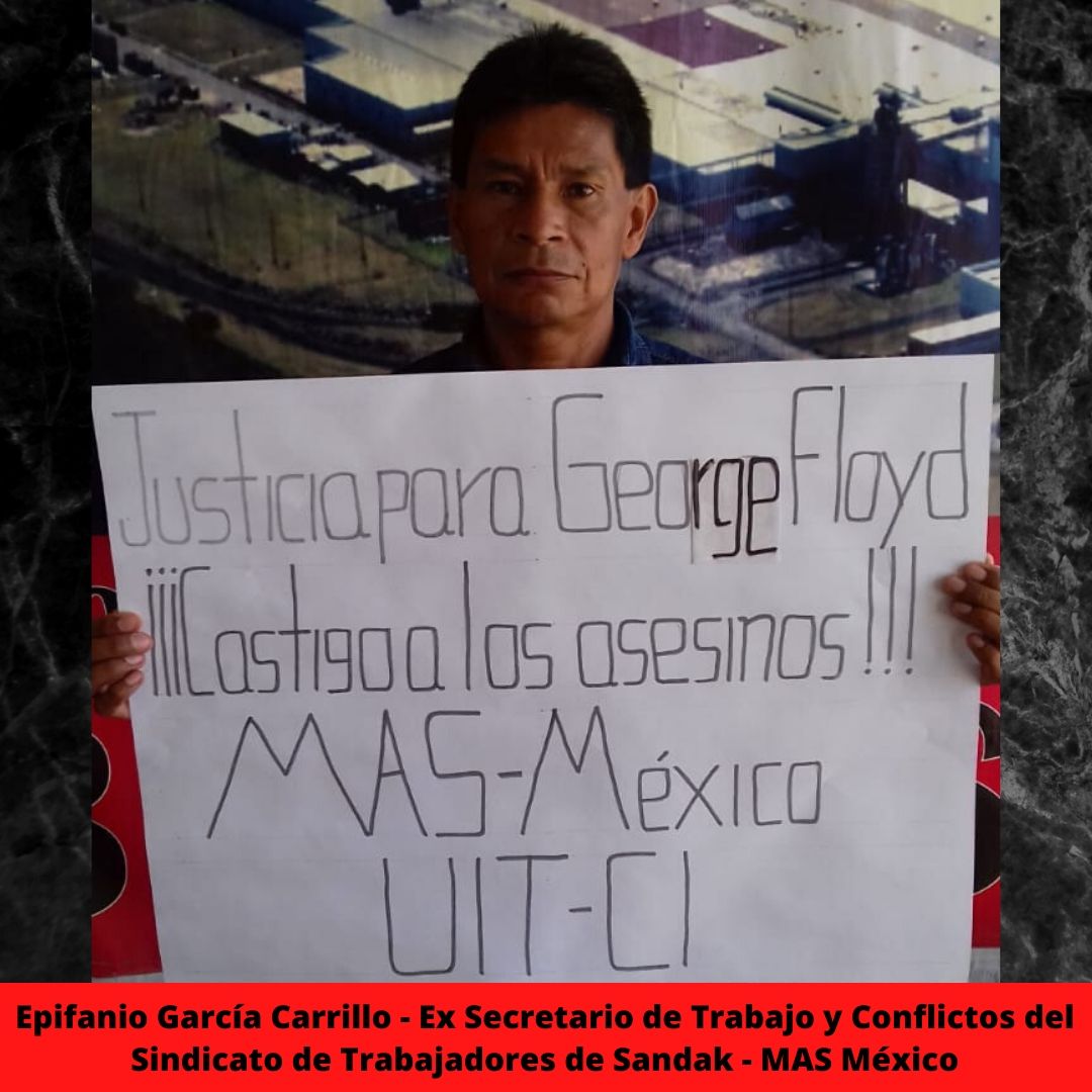 epifanio garca carrillo - ex secretario de trabajo y conflictos del sindicato de trabajadores de sandak - mas mxico