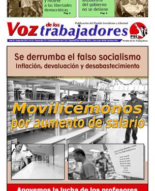 Periódico Voz de los trabajadores N°21