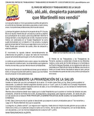 Periódico Arriba los de Abajo - Octubre 2013