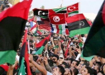 Festejos en Libia