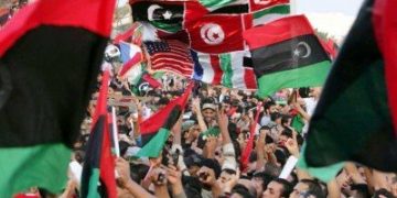 Festejos en Libia