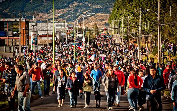 El pueblo de Aysen en pie de lucha