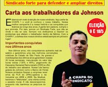 Chapa 1 quimicos, a chapa do sindicato