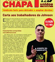 Chapa 1 quimicos, a chapa do sindicato