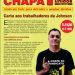 Chapa 1 quimicos, a chapa do sindicato
