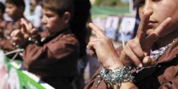 Niños palestinos presos en Israel
