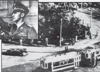 El auto de Heydrich, después del atentado. Reinhard Heydrich murió ocho días después