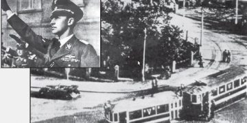 El auto de Heydrich, después del atentado. Reinhard Heydrich murió ocho días después