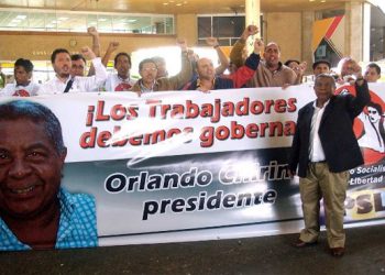 Venezuela: Orlando Chirino, candidato presidencial del PSL