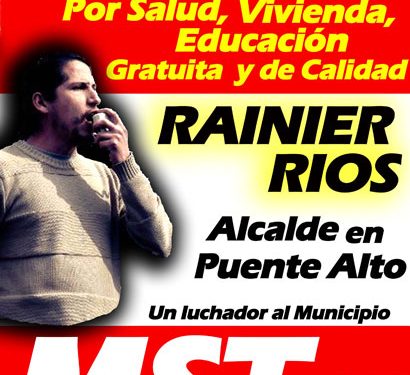 Chile: Rainier Rios candidato a Alcalde la comuna de Puente Alto