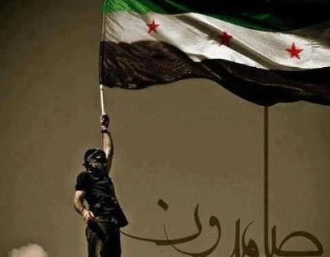 La bandera de la Revolución Siria