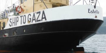 El barco de bandera finlandesa Estelle, tercer intento de la Flotilla de la Libertad de romper el bloqueo marítimo a la Franja de Gaza