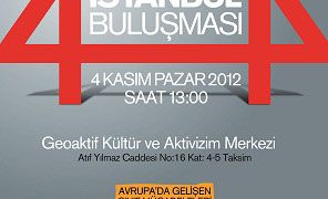 Afiche de convocatoria al Encuentro Internacional en Estambul, Turquía