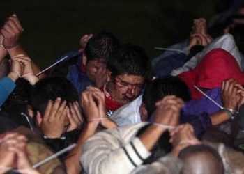 ¡Repudiamos represión a estudiantes en México! ¡Libertad a los estudiantes de Michoacan!