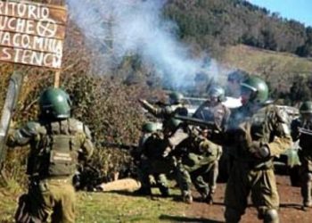Chile: el gobierno de Piñera nuevamente reprime al pueblo mapuche que pelea por sus tierras arrebatadas.