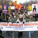 Marcha en EstadosUnidos exigiendo la libertad para el soldado Bradley Manning