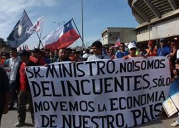 Chile ¡Viva la gran huelga de los portuarios!
