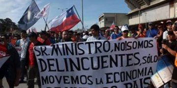 Chile ¡Viva la gran huelga de los portuarios!