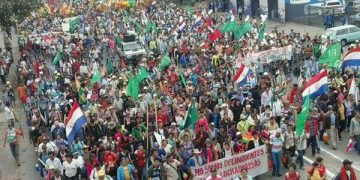 El Secretario de la Central Nacional de Trabajadores, Juan Torales aseguró que lograron un 90 % de acatamiento con la huelga.