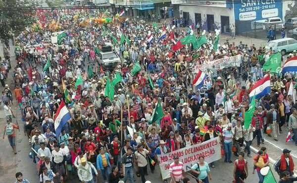 El Secretario de la Central Nacional de Trabajadores, Juan Torales aseguró que lograron un 90 % de acatamiento con la huelga.
