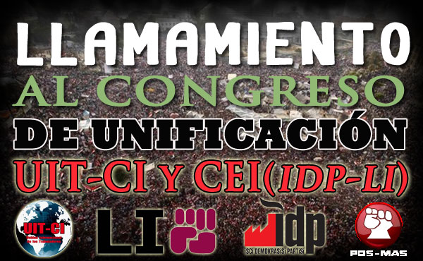 Nos unimos para seguir apoyando con más fuerza las luchas de los trabajadores y los pueblos contra el imperialismo y sus gobiernos, para que la crisis la paguen los capitalistas.