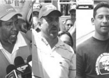 La exigencia de justicia para Richard Gallardo, Luis Hernández, Carlos Requena, así como para Jerry Díaz, Ramiro Ponce, Esdras Vásquez, Luis Delgado y Carlos Méndez, mártires de C-cura a manos del sicariato, sigue en pie.
