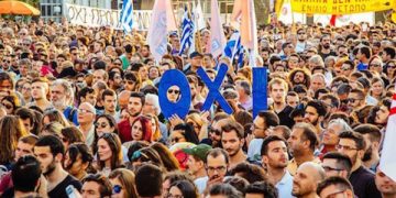 El triunfo del NO en el referendo griego por casi el 62% al 38% del SI, fue contundente, una gran victoria de los trabajadores y el pueblo griego.