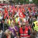 El martes 14 un millón trescientos mil personas se manifestaron en París contra la reforma laboral que quiere imponer el gobierno, falso "socialista", de Hollande