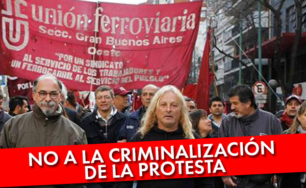 Nuevamente los ferroviarios combativos de la línea Sarmiento son criminalizados por luchar y perseguidos judicialmente