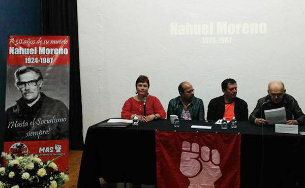 El acto fue convocado por el Movimiento al Socialismo (MAS), sección de la UIT-CI.